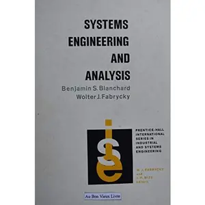 USED-Systems engineering and analysis (Prentice-Hall international series in industrial and systems engineering) by Blanchard, Benjamin S. (Hardcover)
