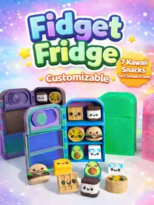 Fidget Fridge - Fidget Clicker - Customizable Kawaii Design with 7 choices