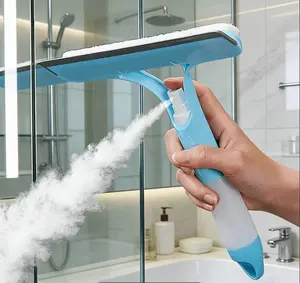 [Father's Day gift] Best Gift Choice Double-sided Plastic Glass Cleaning Spray Mop Brush Eco-Friendly Car Windshield Window Wiper Spray Bottle for Kitchen Utensils
