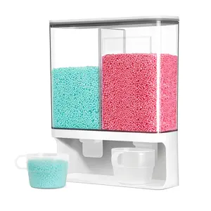 Laundry Detergent Dispenser, Laundry Beads Dispenser, 105 Oz Wall-Mounted Scent Booster Beads Dispenser for Laundry Room Organization