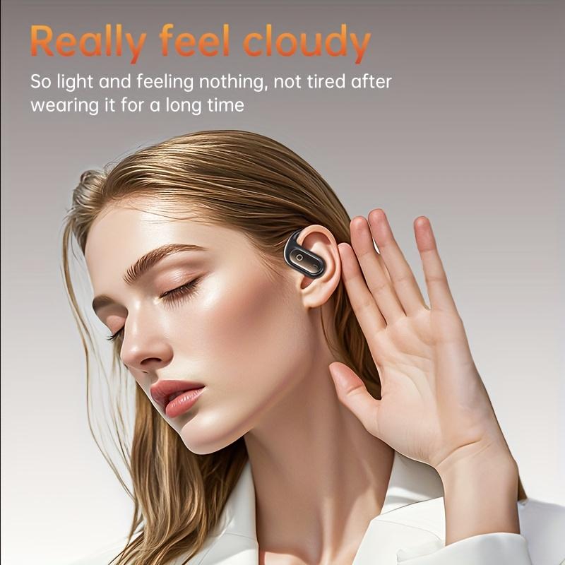 OWS Open Wireless Luminous Sand Earphones, High Fidelity Sound Quality, High Definition Music with Built in Microphone Suitable for Listening to Music, Sports, and Fitness