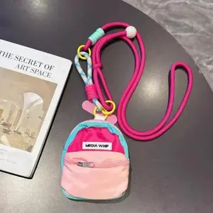 New Pearl-Adorned Long Chain Wallet, Phone Strap, Adjustable Phone Strap, Phone Lanyard, Long Strap, Crossbody Bag, Unisex Outdoor Hiking Strap, Phone Charm, Accessories, Phone Chains