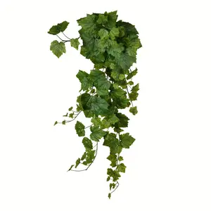Vickerman FZ192139 39" Artificial Green Grape Leaf Ivy Hanging Bush.