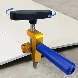 Glass Tile Cutter, 2-In-1 Manual Tile Cutting Tool with Breaker Pliers, Tungsten Steel Marking Pen, Ceramic Glass Knife Set