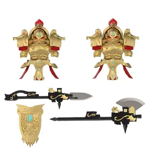 1 Set Golden Eagle Knight Figure Model with Various Equipment, Perfect for Decoration, Display, Collection and Gift