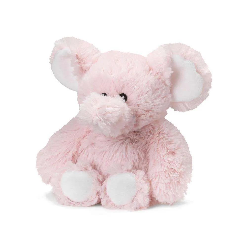 ELEPHANT PINK - JUNIOR- WARMIES Cozy Plush Heatable Lavender Scented Stuffed Animal