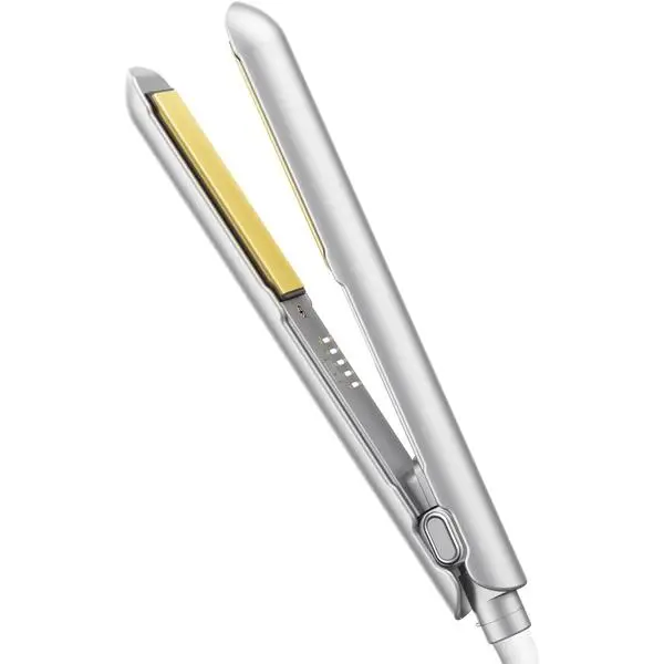 SHEGLAM Hair Straightener, 1" Flat Iron Straightener and Curler with Comb Tooth, Adjustable Smart Memory Temp 270-450°F, Dual Voltage Portable Flat Iron Hair Straightener for All Hairstyles Anti-Frizz