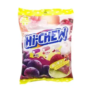 HI-CHEW Japanese Fruit Chewy Candy Variety Pack - Peach, Grape, Lychee Flavors, 110g
