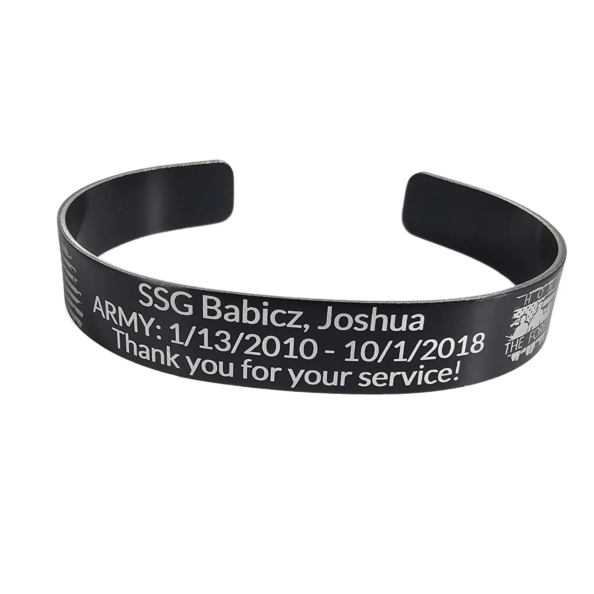 Military Memorial/MIA Bracelet Remembrance Veteran