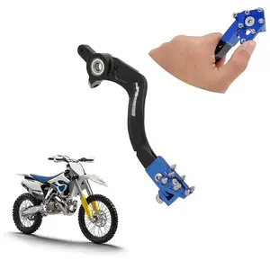 Dirt Bike Folding Rear Brake Pedal Foot Lever CNC for Yamaha YZ250F 2010-2023 YZ250FX 2015-2023 WR250F 2015-2023