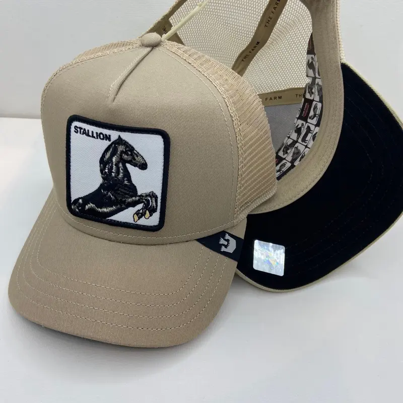 Goorin Bros The Farm Stallion Khaki Snapback Trucker Hat Cap