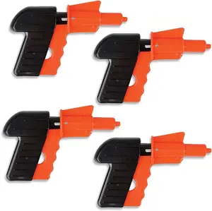 Potato Gun for Kids, Set of 4, Cool Shooting Toys for Boys and Girls, Kid-Safe Spud Gun Pistol for Active Outdoor Fun, Best Christmas or Birthday Gift for Children, Unique Game Prize