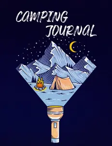 Camping Journal: Outdoor Camp & RV Travel Logbook - 50 Campsite Records | Family Road Trip Notebook | Gift for Camper
