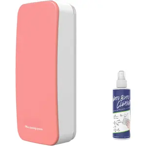 Dry Erase Eraser, Whiteboard Eraser, Glass Board Remover, 3.4 fl oz Whiteboard Cleaner Included, for Classroom,  and Office Use ()