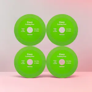 100mm Glass Saw Blade, Durable Glass Cutting Disc, Tile and Bottle Cutting Tool, Multi-Purpose Cutting Tool, Multi-Functional Cutting Blade, Cutting Wheel for Smooth Cutting, Replacement Blade
