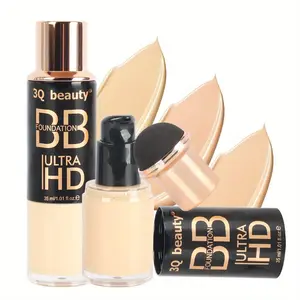 Long-lasting Mushroom Head BB Blur Cream, Moisturizing Hydrating Full Coverage Self Adjusting Concealer, Makeup Product for Women & Girls, Cosmetic