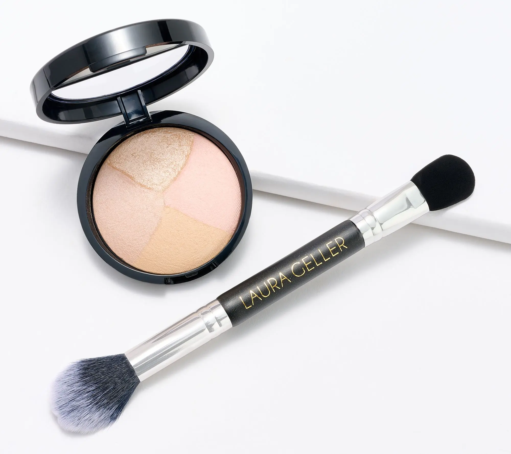 Laura Geller Super-Size Highlighter Palette with Brush Laura Geller Super-Size Highlighter Palette with Brush