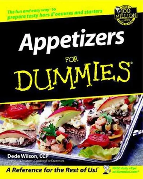 USED-Appetizers for Dummies by Wilson, Dede (Paperback)