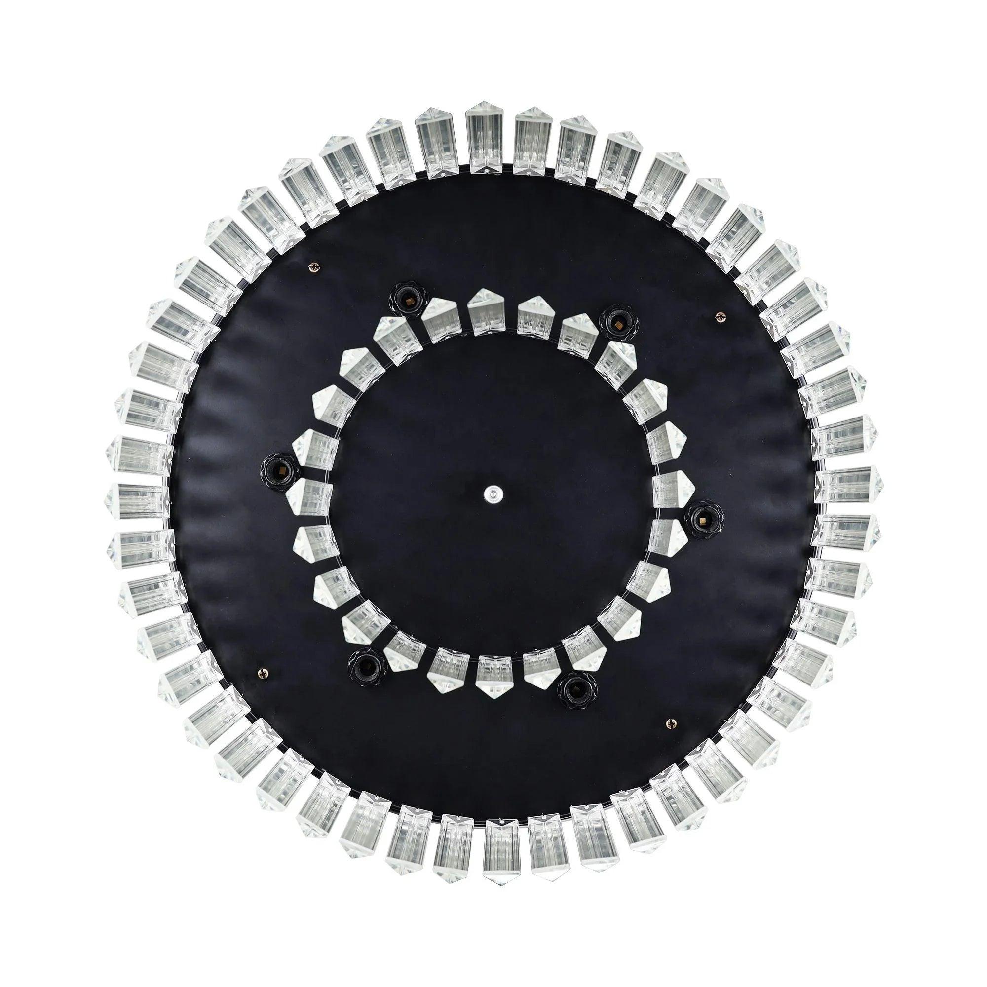 42" Modern Crystal Ceiling Fan with Light & Remote Control