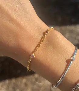 Gold Filled Heart Bracelet