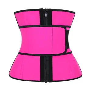 9 Steel Bone Tummy Belt Single Belt Zipper Style Plastic Abdominal Belt Waist Trainer Plastic Belt Waist Strap Comfort Shapewear Womenswear Comfortable Everyday Fitness