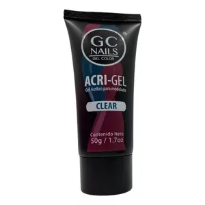 GC Nails Clear Poly Gel 1.7oz (Acri Gel) - Clear Poly Gel for Perfect Nails