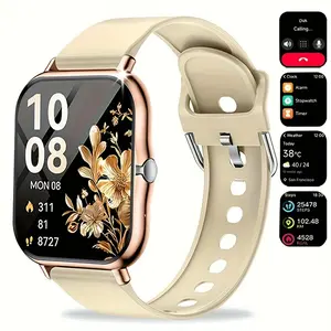 Unisex Smart Watch for Men & Women - Y13 1.85" HD Metal Design, Bluetooth Calling, 7-Day Battery, IP67 Waterproof, Heart Rate Monitor, Fitness Tracker, Ideal Gift for Him/Her, iOS Android Compatible