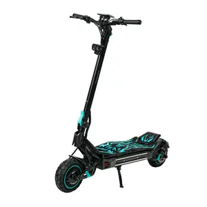 BE-3 Adult Electric Scooter 50 Miles Range 44 MPH Top Speed 60V 30Ah Battery Dual 4000W Motors 10" Pneumatic Tires Foldable Design Ideal for Commuting Fitness or Gifting TikTokShop
