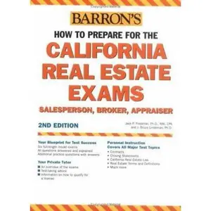 USED-How to Prepare for the California Real Estate Exam: Salesperson, Broker, Appraiser by Friedman, Jack P. (Paperback)