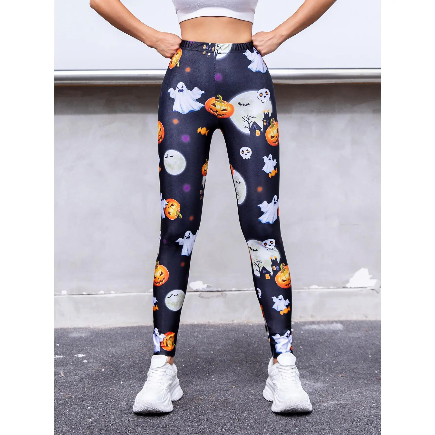 Polyester Light Ghost Pumpkin