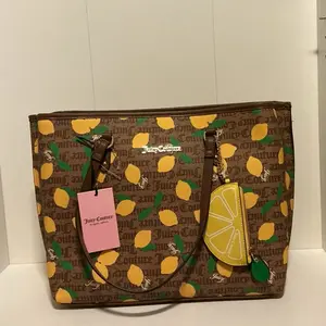 Juicy couture Women's Fruitful Tote Bag, Chestnut Chino Multi Color