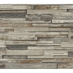 NextWall Reclaimed Wood Plank Peel and Stick Wallpaper Roll