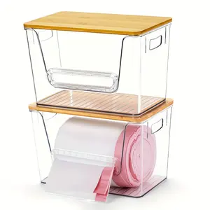 Garbage Bag Organizer,Stackable Trash Bag Dispenser,for Kitchen Sink and Laundry Room Organization, Multifunctional Storage Bin，Household Items.