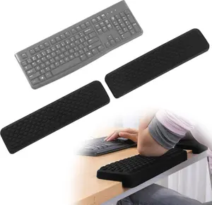 L-Shaped Desk Wrist Elbow Rests, 2 count Memory  Elbow Support Padding with Non-Slip Bottom,  Wrist Cushions for Table or Desk Edge