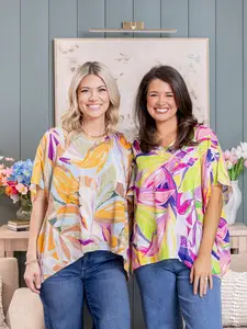 Short Sleeve Printed Top | S - L