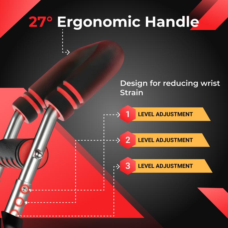 Twister Arm Trainer Adjustable Multi-functional Portable Arm Workout Tool for Chest Shoulders Strength & Back Built to Push Limits Includes Storage Bag