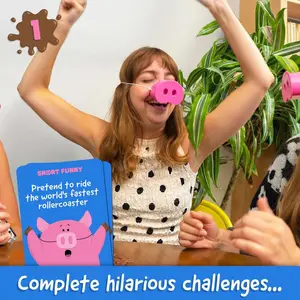 You Laugh You Lose Party Game, Fun Card Game for Adults & Teens, No Electronic Devices Needed, Christmas Gift Idea, Holiday Party Filler
