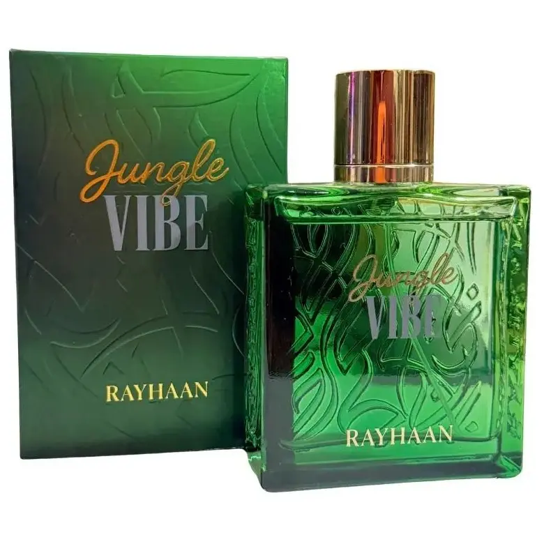 Rayhaan Jungle Vibe Eau de Parfum for Unisex 3.4 Ounce