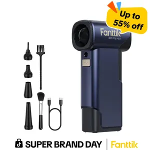 【FathersDayGift】Fanttik B10 Pro Max (Father's Day LE) 7.2V Electric Air Duster, Cordless Duster with 130000 RPM Brushless Motor, 6 Adjustable Levels, 28.8wh Rechargeable Battery, Air Blower for Workbench, PC Fans and Outdoor Summervibes