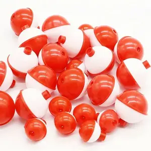 Mixed Size Fishing Floating Balls, 10pcs Hard Plastic Fishing Floating Ball Set, Button Type Round Floating Signs, Outdoor Fishing Accessories