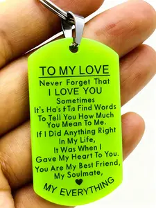 Cute Gothic Y2K Style Keychain Gift for Husband or Wife, Anniversary Valentine's Day Birthday Present, Shiny Acrylic Charm