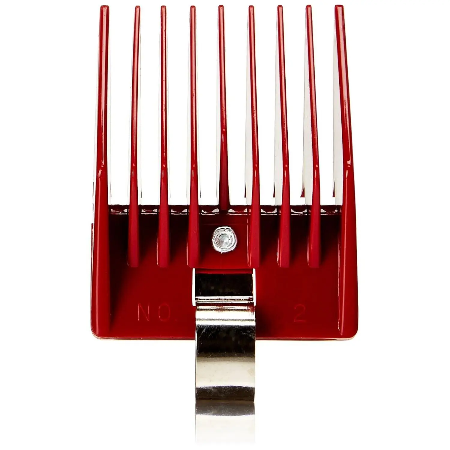 Speed-O-Guide SP-SPG1116 2-Smooth Plastic Hair Clipper - Red, Barber Equipment, Clipper Comb, 11/16 in, Hair Clips, Universal Compatibility