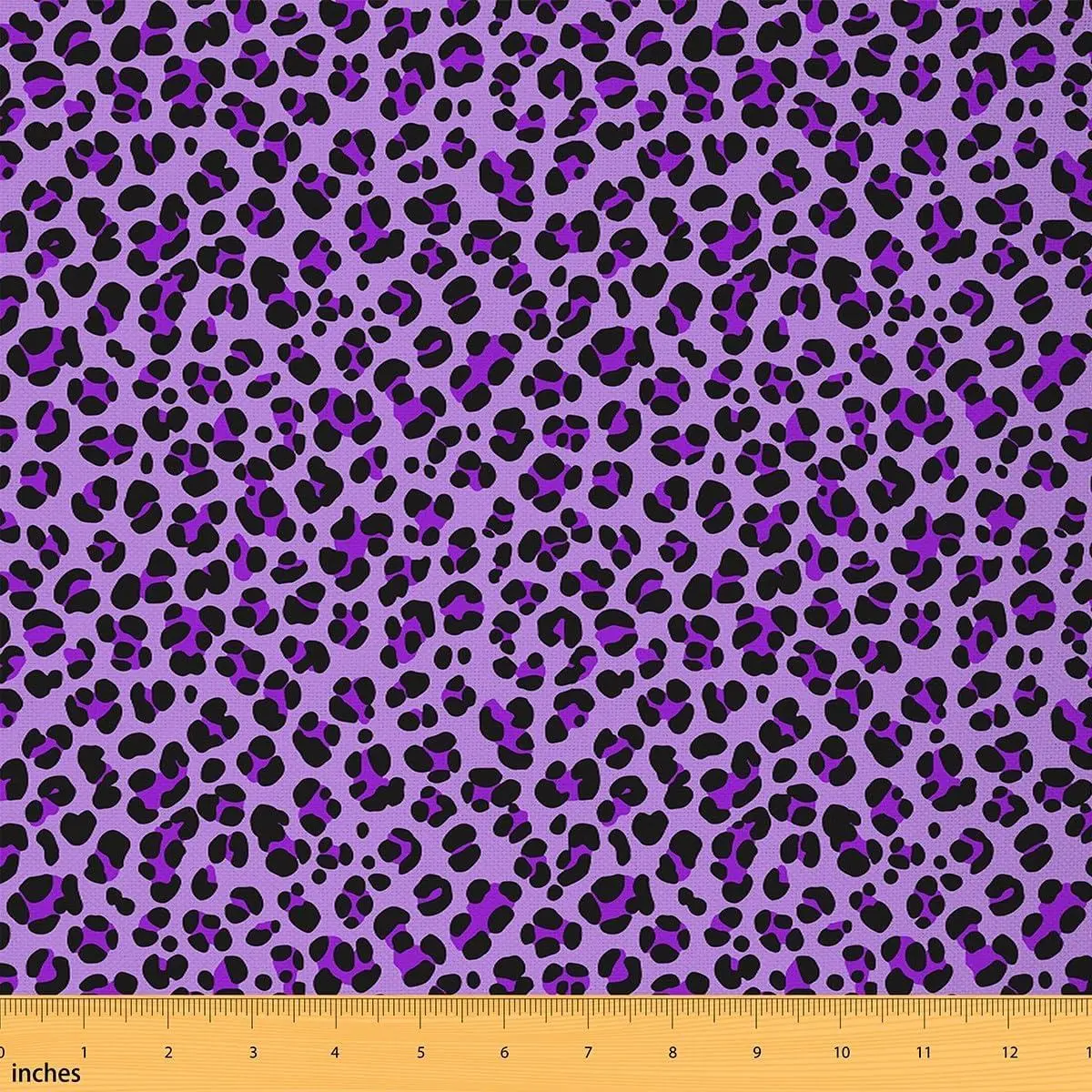 Purple Leopard Fabric Cheetah Upholstery Fabric Animal Print Indoor Decor Home DIY Projects Safari Zebra Soft Flannel