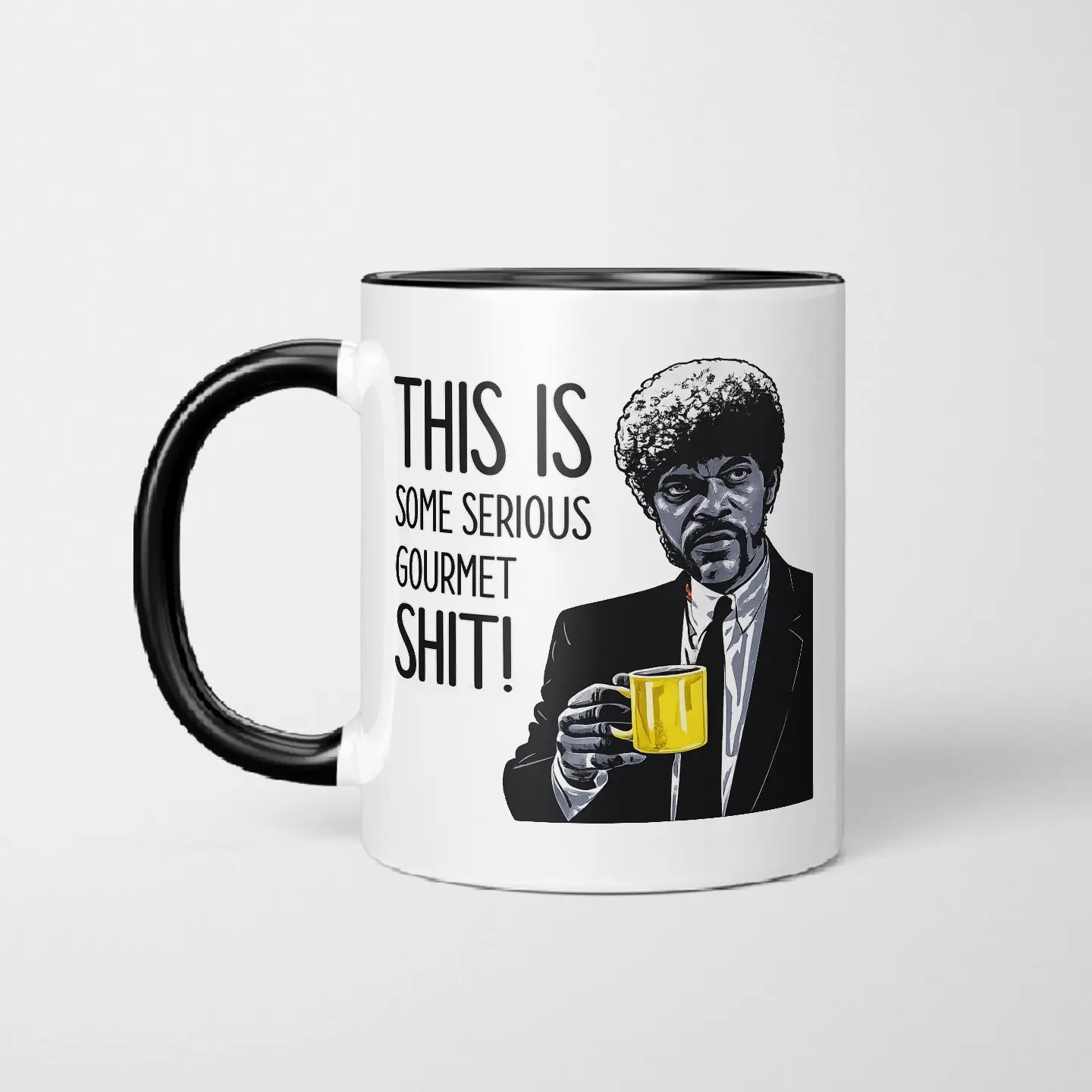 Pulp Fiction Jules Coffee Mug, Classic Movie Quote Ceramic Cup, Funny Gourmet Statement Mug, Cool Pop Culture Gift for Movie Fans, Classic Coffee Mugs, Coffee Cups