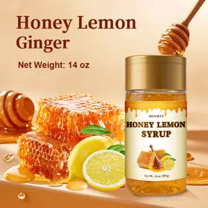 Hot Honey Lemon Ginger Drink – 14oz · Cozy Warm Comfort Drink · Honey, Lemon & Ginger Blend