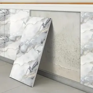 Self-adhesive marble wall stickers, vinyl foam wall panels, waterproof tile decals, PVC stickers, Marble backsplash wallpaper, 30cm*60cm per piece, pee stick, easy installation and maintenance, suitable for home decoration