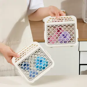 2pcs Dishwasher Basket, Adjustable Mesh Cleaning Basket for Small Kitchen Tools, Utensils & Dishwasher Organization, Perfect for Small Utensils, Baby Items & Kitchen Organization