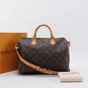 Pre-owned Louis Vuitton PVC Bags/Shoulder Bags Speedy 30 Bandoulière Monogram shoulder Bag BGP213335