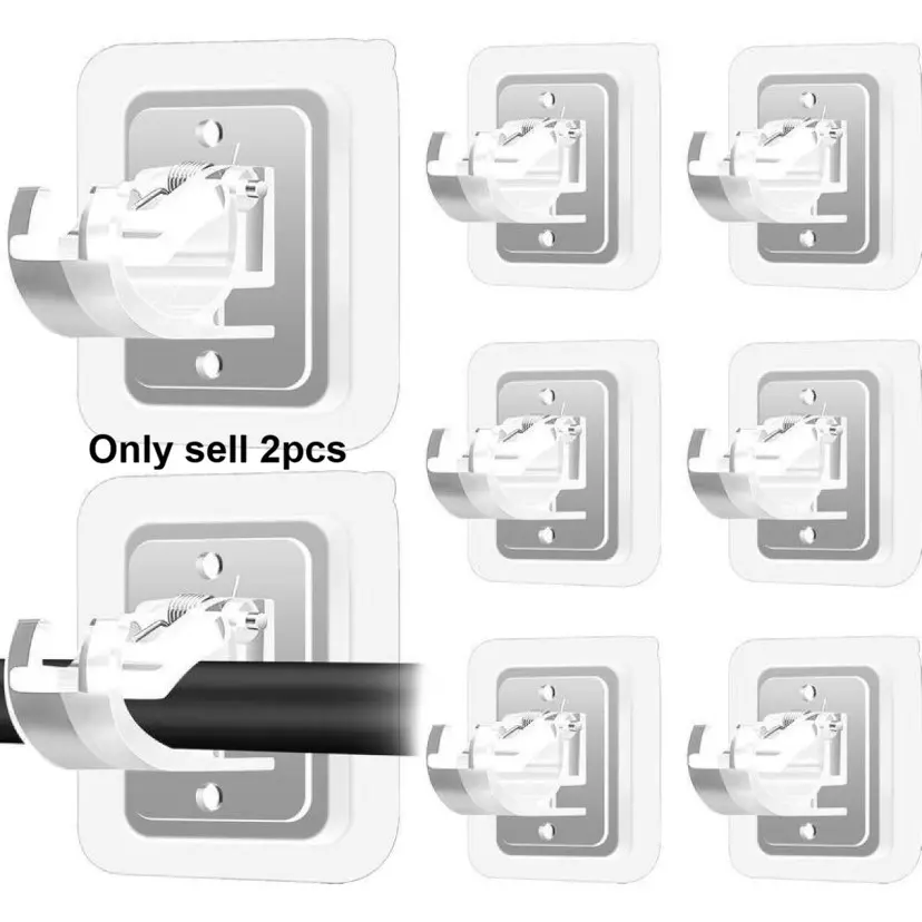 No Drilling Self Adhesive Curtain Rod No Drill Curtain,Free Adjustable Curtain Rod Hooks,Curtain Rods Hooks,Rod Brackets Holder Hooks Nail  Curtain Hangers Adhesive Mount for Bathroom Kitchen Home Bathroom and Hotel