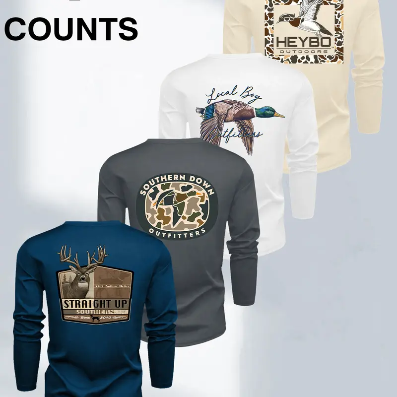 Men's simple fashion positive slogan printed T-shirt Knit